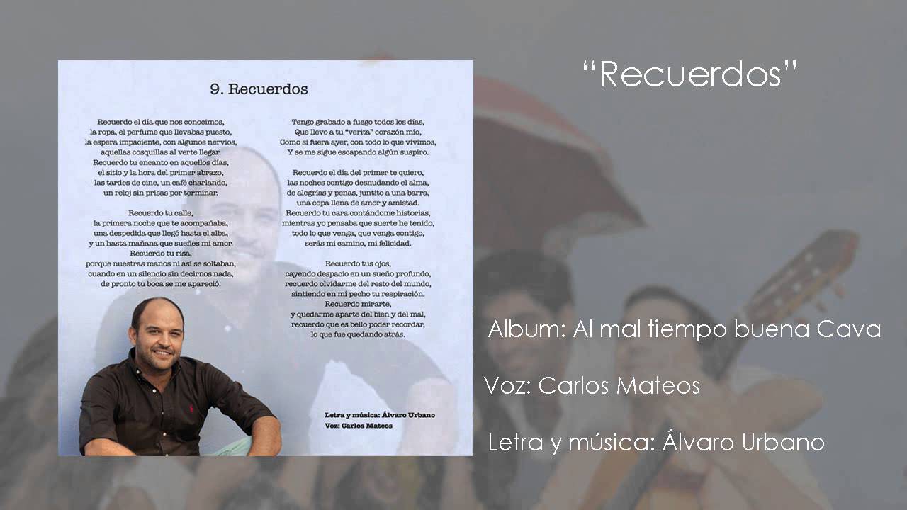 Watch Recuerdos - La Cava - Al mal tiempo buena Cava on YouTube Watch Recuerdos - La Cava - Al mal tiempo buena Cava on YouTube