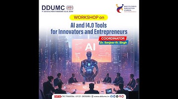 Workshop on AI and 14.0 tools | IIC-Pt.DDUMC