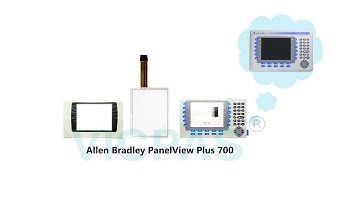 Touchscreen panel with front overlay for 2711P-b7 2711P-B7C15B1 with replace for display, keypad