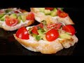 ПОЛЕЗНАЯ И ЛЁГКАЯ! Брускетта с авокадо и черри | Avocado &amp; Cherry Tomatoes Bruschetta