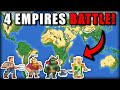 4 empires fight for the world  worldbox