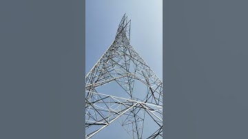 765kv transmission line insulators hosting#construction #powergrid #power #electrical #adanipower