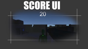 Score UI - FPS Game In Unity With Blender