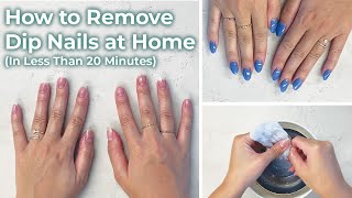 How to Remove Dip Nails at Home: Hot Rice Method (No E-File/Drill) | Nail Tutorial by DipWell Nails