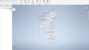 Autodesk Inventor 2020. Stairs etc. Winder treads #19. With link to incomplete model