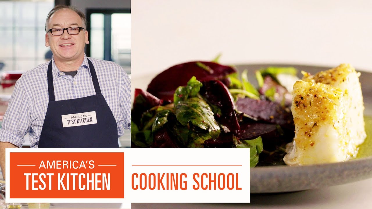 Use Your Instant Pot to Make Cod with Beet and Arugula Salad with Eric Haessler | ATK Cooking School | America