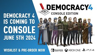 Democracy 4 Console Announcement Trailer | Xbox, PlayStation and Nintendo Switch
