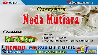 LIVE STREAM// FOKUS MULTIMEDIA // Campursari NADA MUTIARA //Pernikahan NUR & BAYU