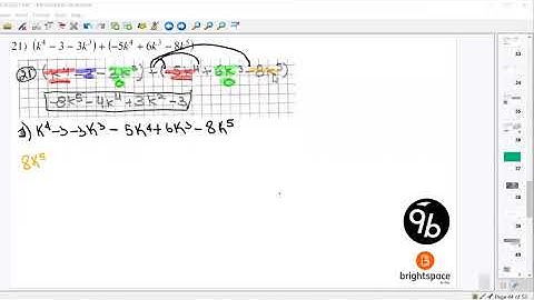 Kuta Software - Infinite Algebra 1 Adding and Subtracting Polynomials No 22