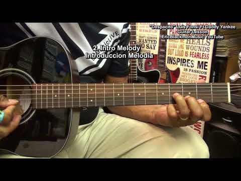 DESPACITO Chords Lesson On Guitar Fonsi - Daddy Yankee EricBlackmonGuitar