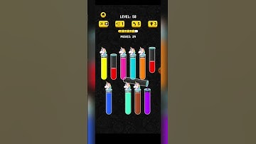 color water sort 3d game level 59 easy to clear