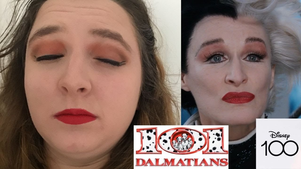 Disney 100 Glenn Close Cruella DeVil Makeup