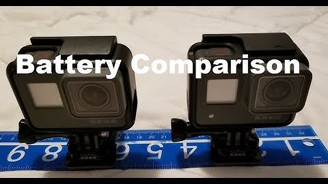 GoPro Her0 6 vs 5 Battery Comparison