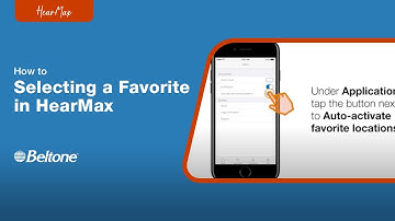 How to Automatically or Manually Change to Favorite in the HearMax App | Beltone