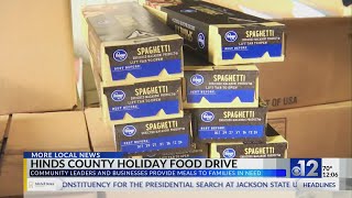 Hinds County community partners for holiday food drive