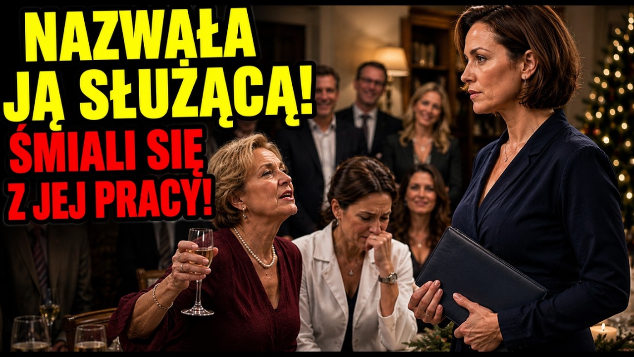 Stałam w drzwiach jadalni z półmiskiem warzyw, gdy mama podniosła kieliszek i powiedziała do całej rodziny: „Jedna córka ratuje ludzi, a druga po nich sprząta.” Wszyscy się roześmiali. Nawet moja...