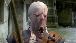 The Witcher I-Geralt scary face BUG