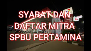 Cara Daftar Mitra SPBU Pertamina