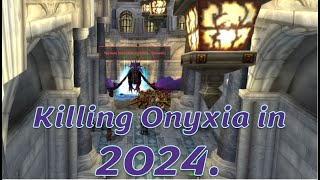 Killing Onyxia in 2024. Season of Discovery.
