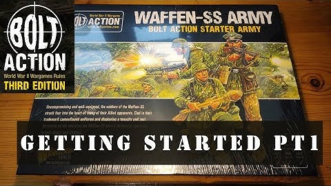 Bolt Action 3rd Edition - Getting Started with Waffen-SS pt1