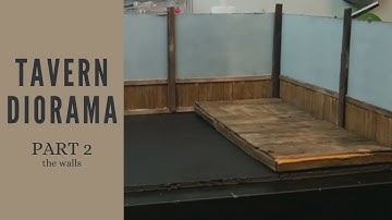 Tavern Diorama Part 2 l Wall Details