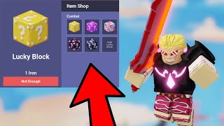 1V50 But You Can Buy Any Lucky Blocks Roblox Bedwars