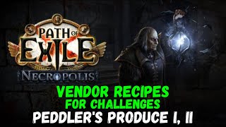 PoE Vendor Recipes Instilling orb Influenced item Unique Item Hybrid Flask Exalted Shard