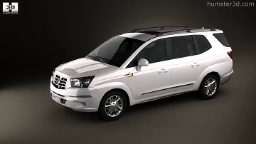 SsangYong Rodius 2013 by 3D model store Humster3D.com