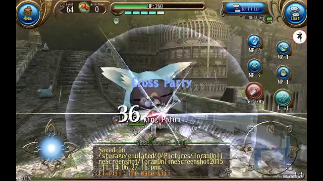Toram Online ~ Dual Swords Skill Test: Cross Parry