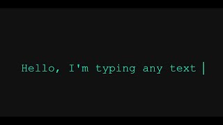 CSS Text Typing Animation