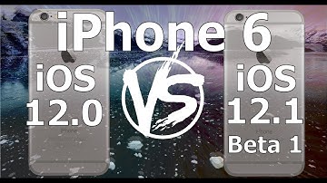 Speed Test : iPhone 6 - iOS 12.1 Beta 1 vs iOS 12.0 (Build 16B5059d) Public Beta 1