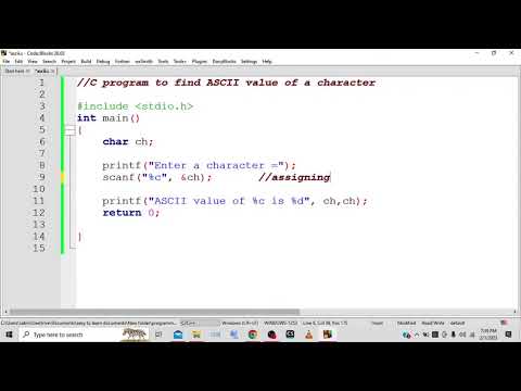 C Program to