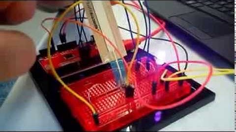 Soft potentiometer with Arduino (practice 10)