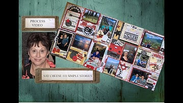 Project life process video 2020 scrapbook pocket page album layout