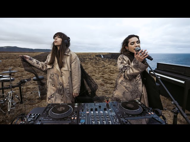 Giolì & Assia - #DiesisLive @Krysuvikurberg Cliffs, Iceland class=