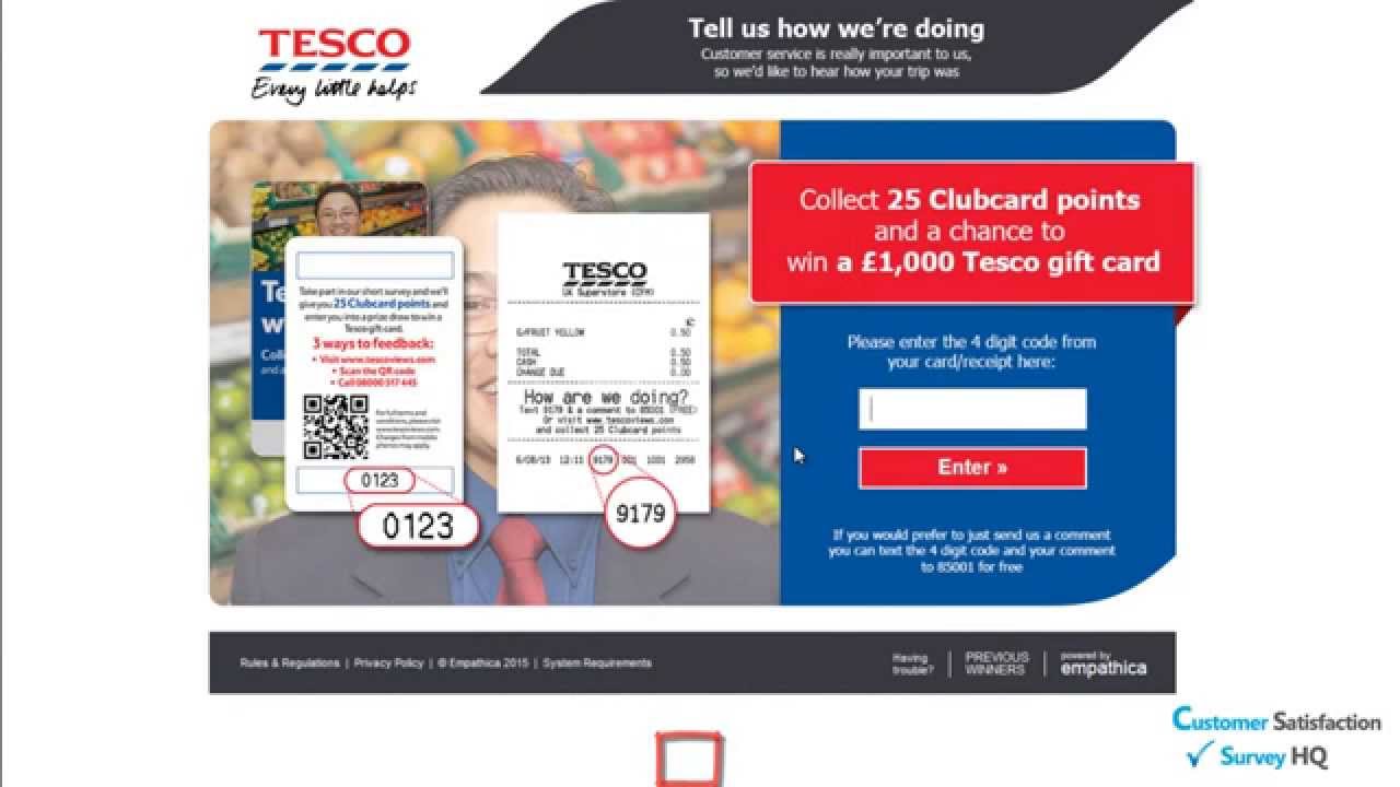 How To Participate In The Www Tescoviews Com Web Survey - 