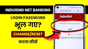 IndusInd Net Banking Login Password Bhul Gaye? Change or Reset Karna Seekhe