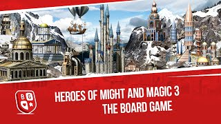 Предварительный обзор компонентов настольной игры Heroes of Might & Magic 3 The board game