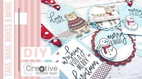 Handmade Christmas Gift Tags // Creative Design Team Video Collab