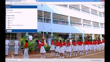 SIPSNITYA - Export and Import student data in the portal