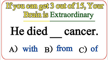 If you can get 3 out 15, your brain is extraordinary #quiz 