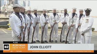 Navy Ceremonial Guard putting hours of practice on display