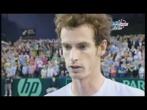 Andy Murray crying after Davis Cup victory. - YouTube