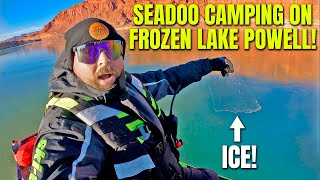 Jet Ski Camping on FROZEN Lake Powell with a SeaDoo Explorer Pro!