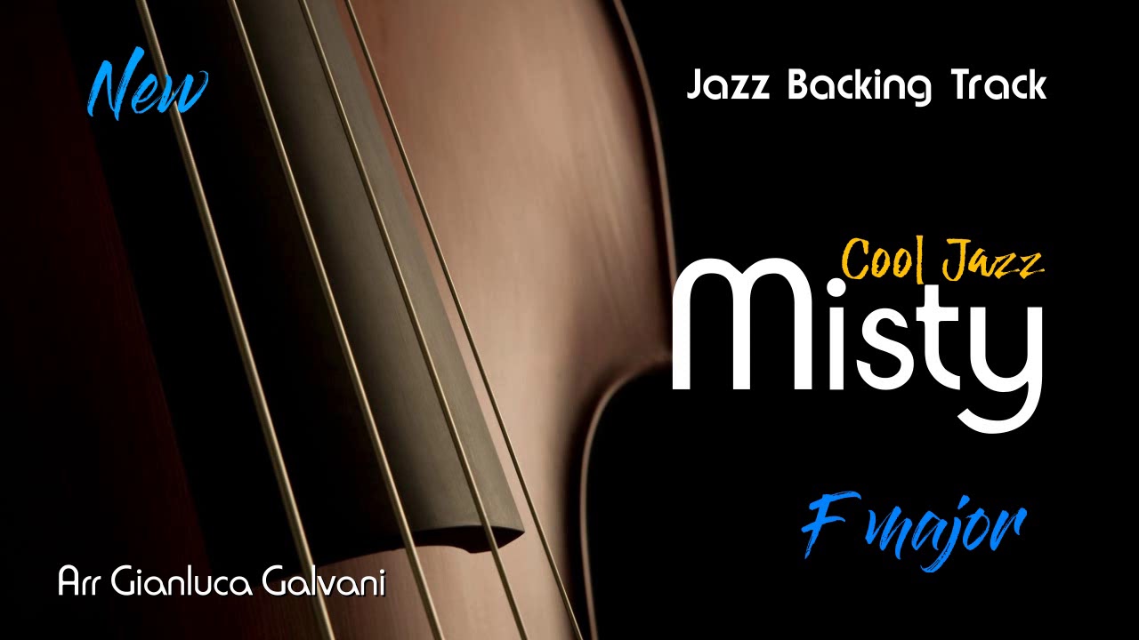New Jazz Backing Track MISTY (F major) Cool Version Play Along Swing