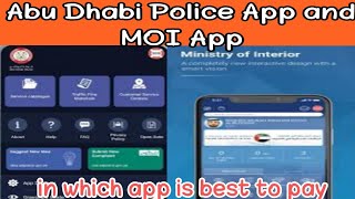 Abu Dhabi Police app and MOI App Best for pay  traffic fine screenshot 3