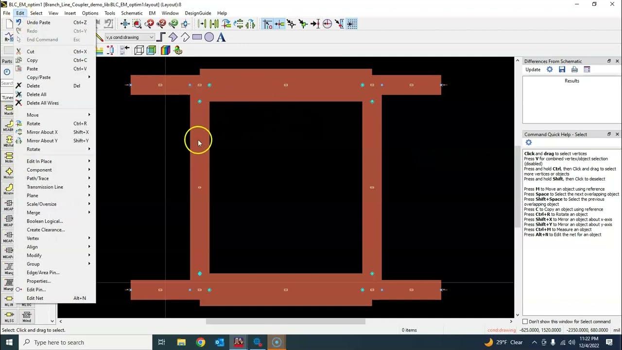 Microstrip Coupler Design using Advanced Design System (ADS) part 9