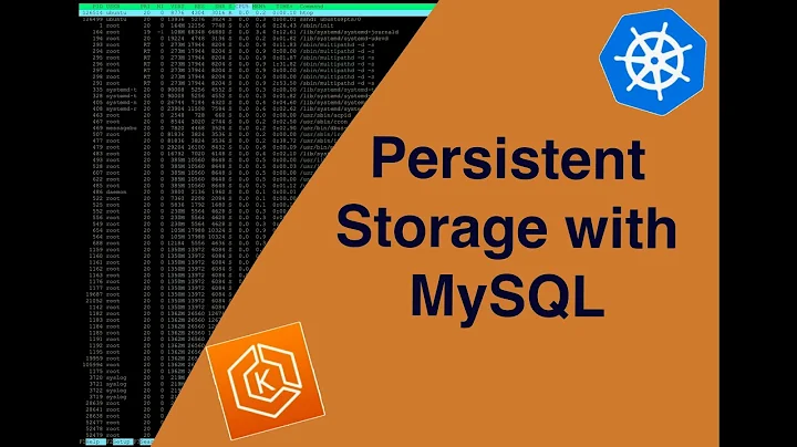 Running Mysql on Kubernetes -  AWS EBS Storage