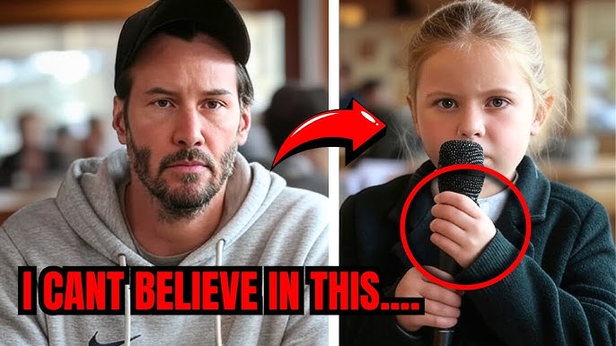 Keanu Reeves is surprised by a girl singing in a restaurant to pay for her  grandfather's surgery
