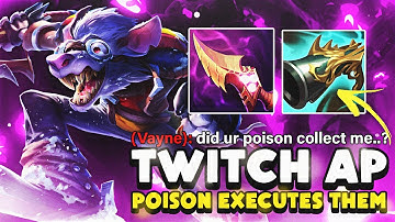 I play AP Twitch but build Collector and execute enemies with my Poison
